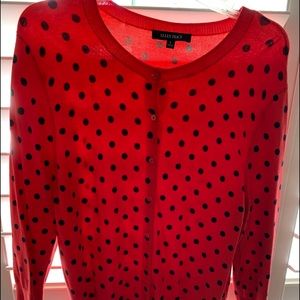Red polka dot sweater